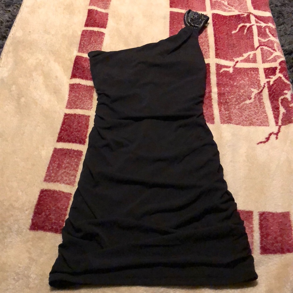 Black One Strap Dress